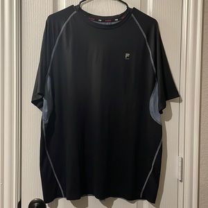 XXL F Sport Fila Sports Athletic Polyester Spandex T-Shirt